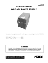 ESAB Wire Arc Power Source User manual