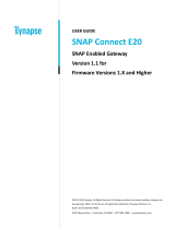 SYNAPSE SNAP Connect E20 User manual