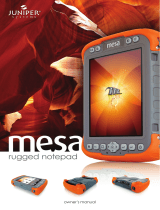 Juniper Mesa User manual