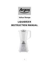 Argos Simple Value Jug Blender User manual