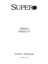 Supermicro H8DGU User manual