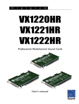 Digigram IGTX1222HR User manual