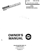 Miller JD677255 Owner's manual