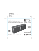 iHome Kineta iKN150 User manual