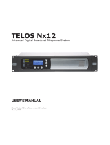 Telos NX12 User manual