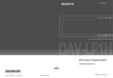 Sony DAV-LF1H Operating instructions