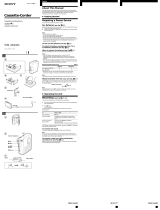Sony TCM-333 Operating instructions