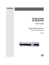 Topfield TF 5010 PVR User manual