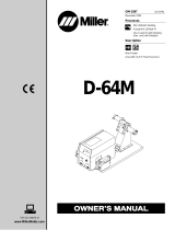 Miller D-64M WIRE FEEDER CE Owner's manual