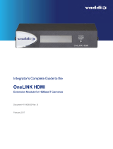 VADDIO OneLINK HDMI Integrator's Complete Manual