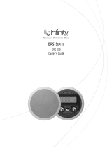 Infinity ERS 610 Owner's manual