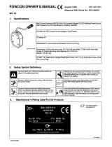 Miller WC-14 POWCON Owner's manual