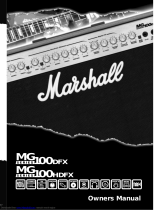 Marshall Amplification MG100DFX Owner's manual