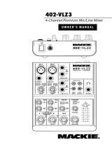 Mackie 402-VLZ3 User manual