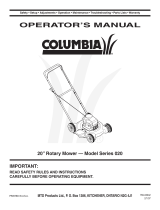 Columbia 020 Series User manual