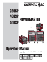 ESAB 320SP 400SP 500SP Powermaster User manual