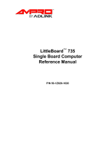 Ampro LittleBoard 735 Reference guide