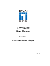 LevelOne USB-0301 User manual