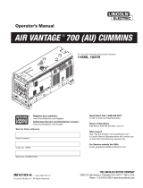 Lincoln Electric Air Vantage 700 Operating instructions