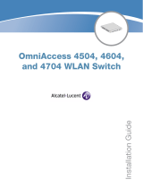 Alcatel-Lucent OmniAccess 4704 Installation guide