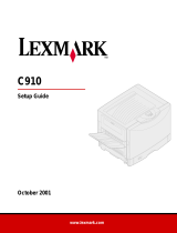 Lexmark 12N0009 - C 910n Color LED Printer Setup Manual