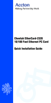 Accton Technology Cheetah EtherCard-2320 Quick Installation Manual