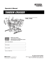 Lincoln Electric Tandem Cruiser Operating instructions