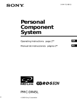 Sony PMC-DR45L Owner's manual