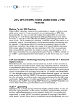 Cary Audio Design DMC-600SE Owner's manual