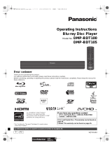 Panasonic DMP-BDT105 User manual