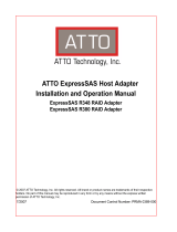 ATTO Technology ExpressSAS R380 Operating instructions