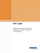 Advantech PPC-3100 User manual