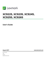 Lexmark CX922 User manual