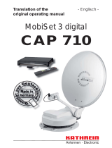 Kathrein MobiSet 3 digitaal CAP 710 Owner's manual