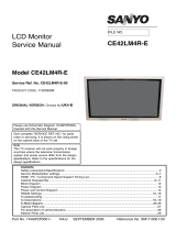 Sanyo CE42LM4R-E User manual