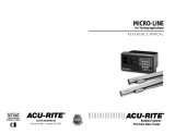 ACU-RITE Micro-Line T User manual