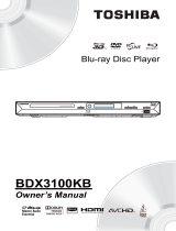 Toshiba BDX3100KB Owner's manual
