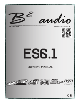 B2 Audio ES6.1 Owner's manual