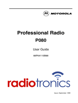 Motorola P080 User manual