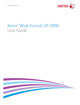 Xerox Wide Format IJP 2000 User manual