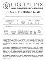 DigitaLinx DL-AS21C Installation guide