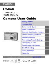 Canon Digital IXUS 960 IS User guide