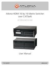 Atlona AT-PRO2HD1616M User manual