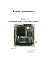 Diamond Systems LX800 PC/104 User manual