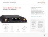 Cradlepoint COR IBR600 Series Quick start guide