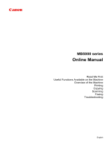 Canon MAXIFY MB5000 series User manual