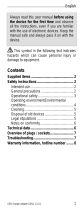 Silvercrest SUNL 1.2 A1 User manual