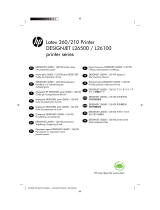 HP Latex 260 Printer (HP Designjet L26500 Printer) User manual