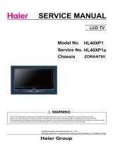 Haier HL40XP1 User manual