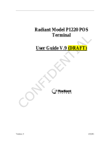 Radiant P1220 POS User manual